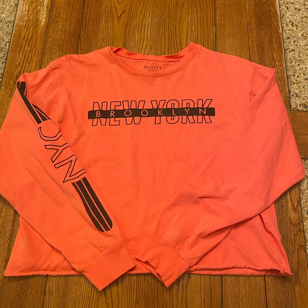 Juniors Long sleeve Crop T-Shirt - Medium